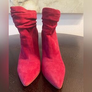 Chinese Laundry red boots 6.5